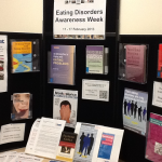 One of our regular displays of material to support health initiatives