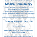 Poster - Medical Terminology 03.08.23